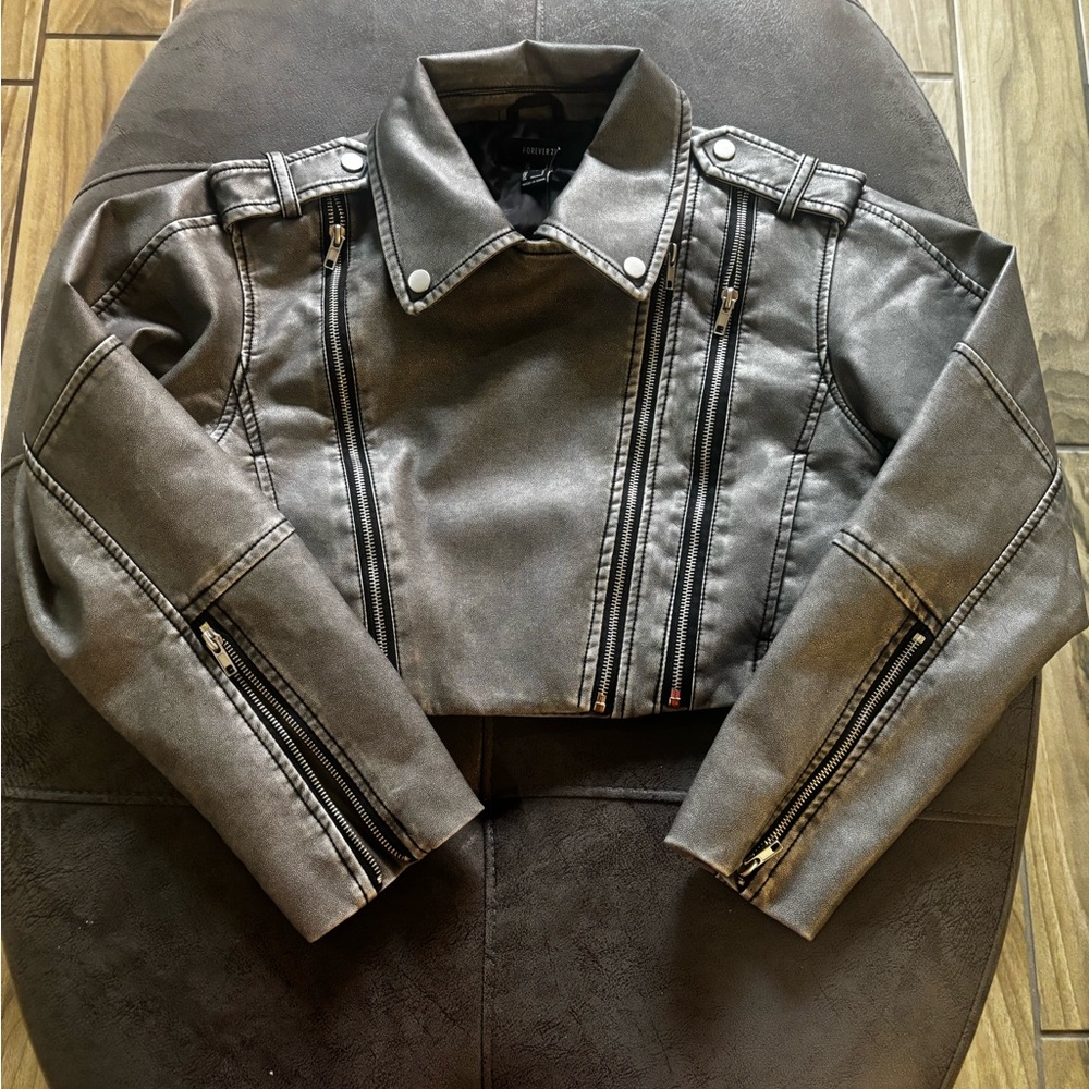 Forever 21 Metallic Silver Jacket